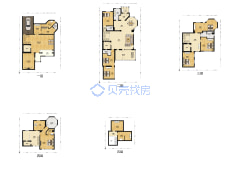 纯中式别墅独门 花园200平有电梯有车库满五唯一-北京紫庐家园户型图