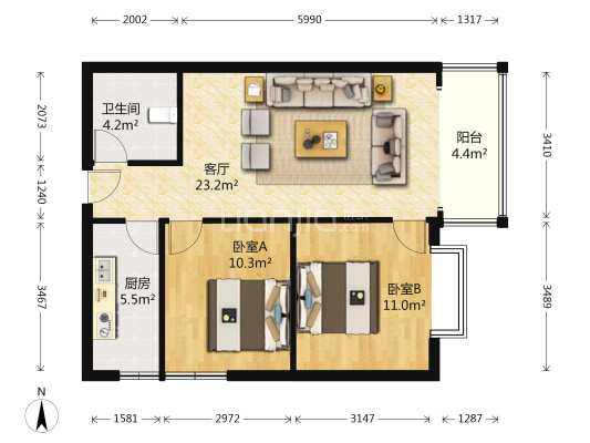 金泽嘉园2室2厅80 31平米 兰州安宁庭院金泽嘉园二手房成交信息查询 兰州贝壳找房