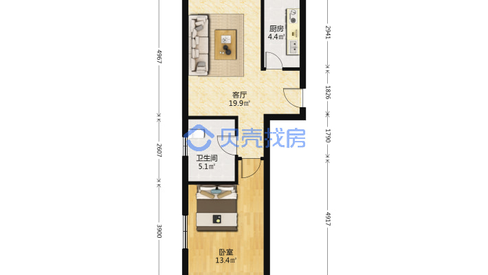 满五唯一商品本   高楼层有电梯采光优秀-平面图