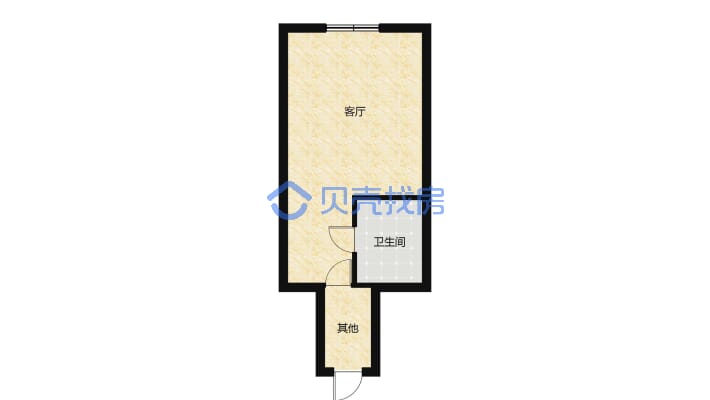 黄河世纪广场 精装公寓 出行方便 设施齐全 拎包入住-户型图