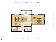 金福家园 2室1厅 79.12平米-北京金福家园户型图
