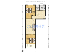 范阳路 一层南北通透＋10平米 实得面积 满五-保定铁道部建厂局家属楼户型图