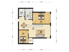 东坝铂金地段，户型宜居，证件齐全，楼层好，配套齐全-广元凤琴岚湾户型图