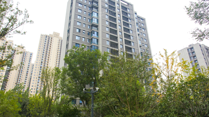 滨河春晓晓月苑外景图