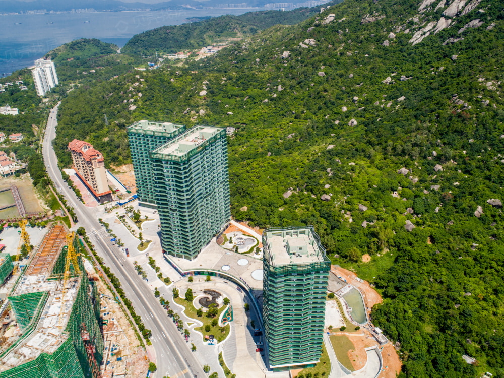 伴山伴海实景图
