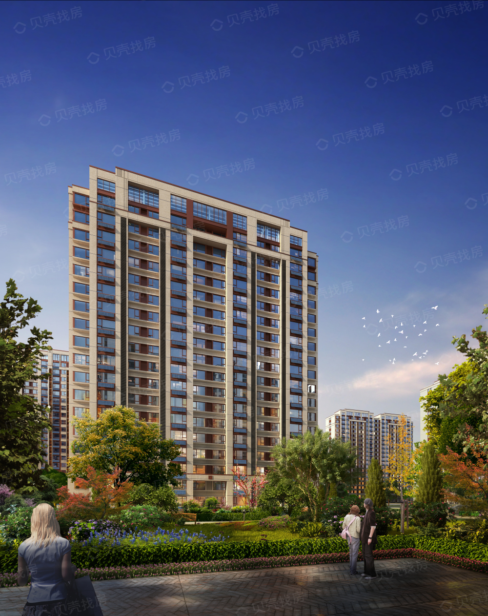 【隆基泰和铂悦山_周口隆基泰和铂悦山楼盘】效果图相册-周口贝壳新房