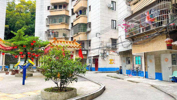 发电厂小区外景图