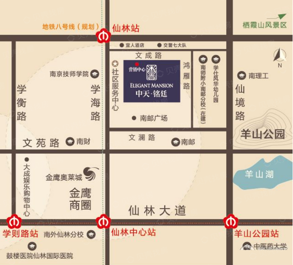 中天铭廷区位