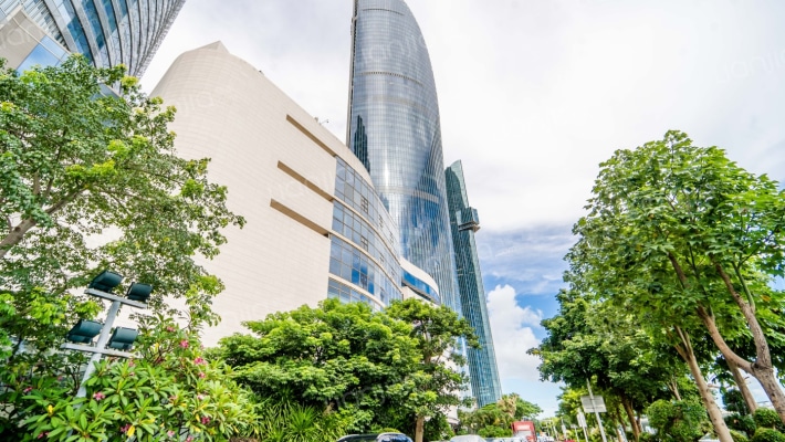 天玺世茂海峡大厦外景图