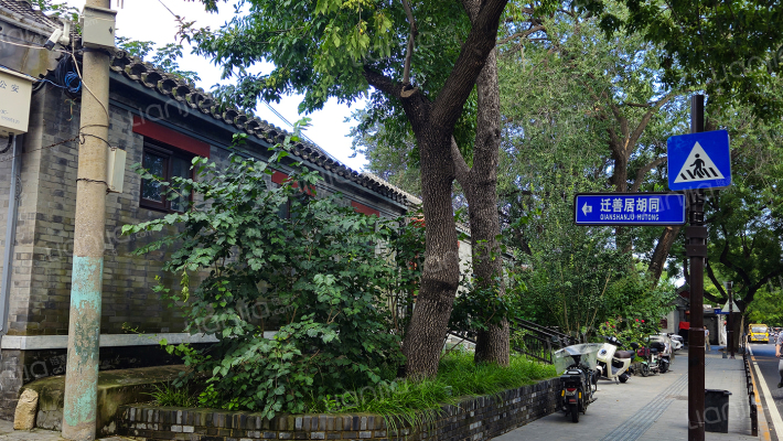 迁善居胡同外景图