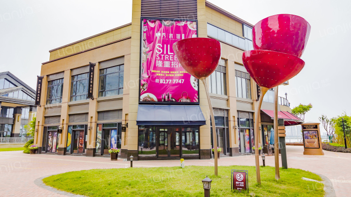 水墨江郡外景图