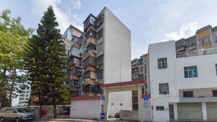 文锦渡检验检疫局宿舍大院外景图