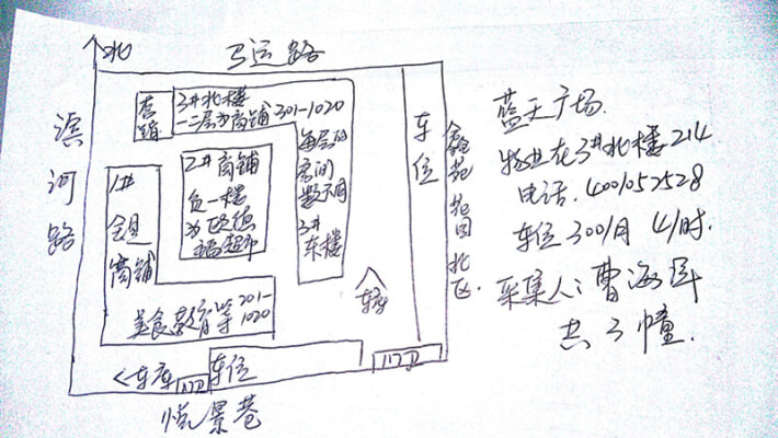 蓝天广场外景图