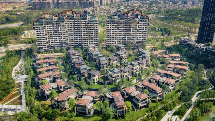 麓湖生态城琥珀瀛洲外景图