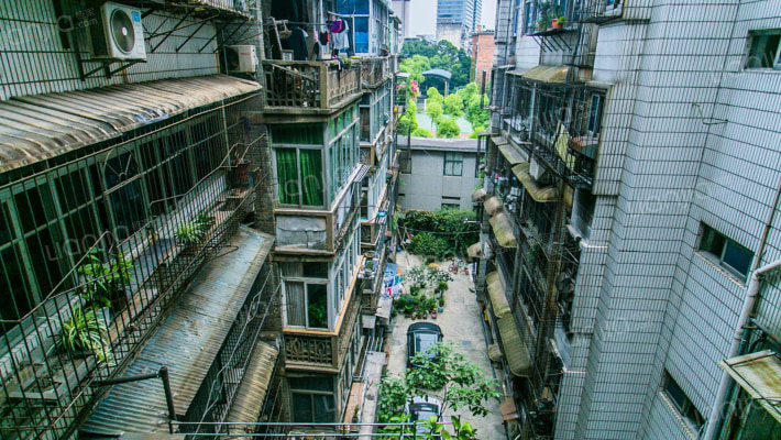 苏圃路45号住宅小区外景图