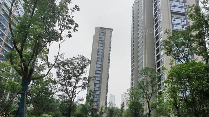 杭望云潮城外景图