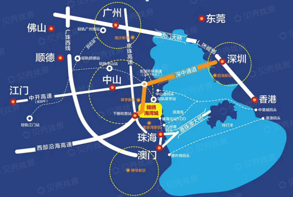 锦绣海湾城九期区位