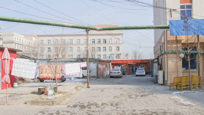 南大桥中铁十六局宿舍楼外景图