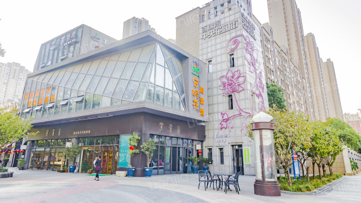 百瑞景中央生活区商业街外景图