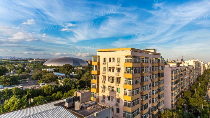 前门西大街外景图