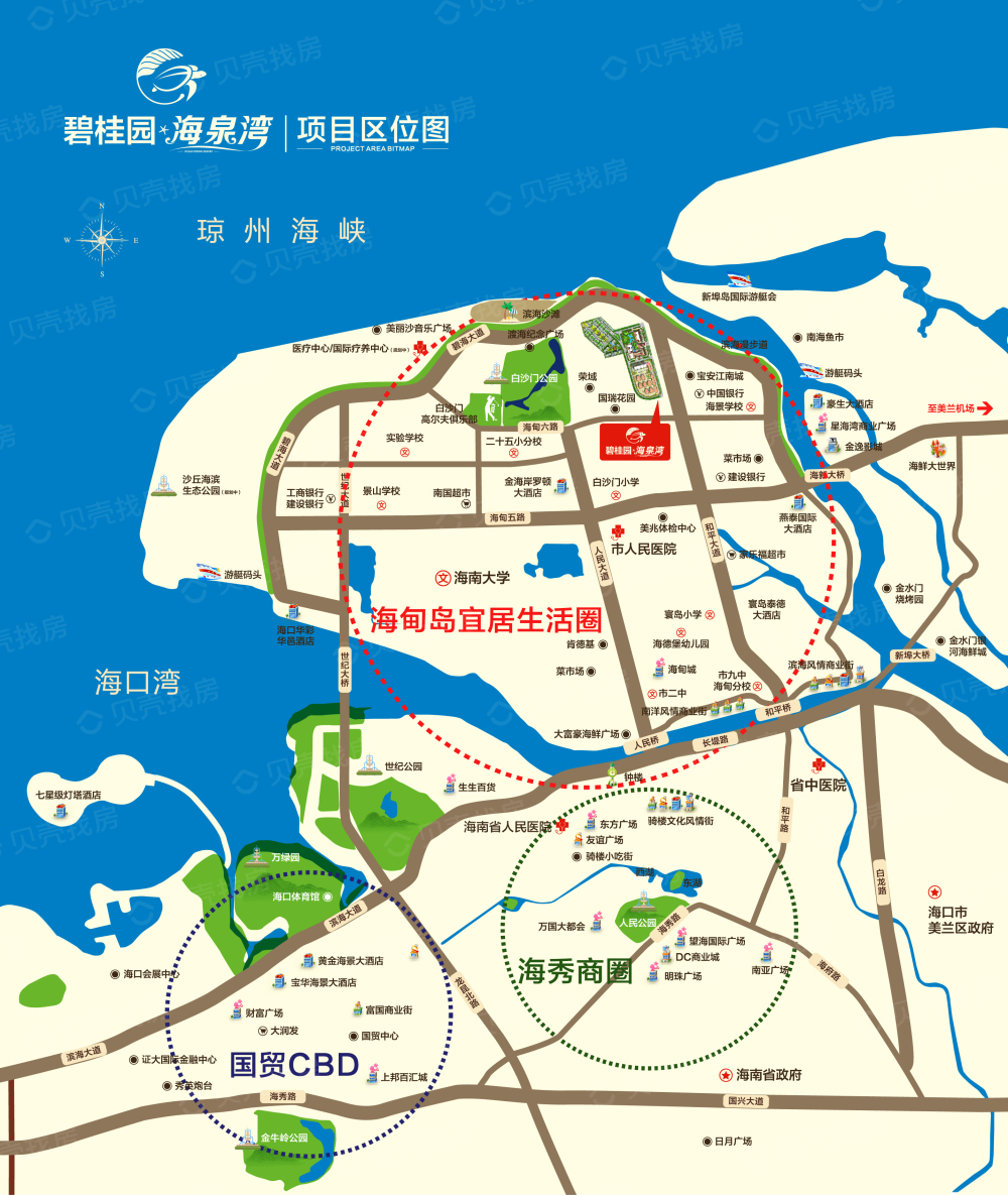 珠海海泉湾地图图片