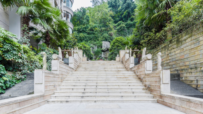 碧云山居外景图