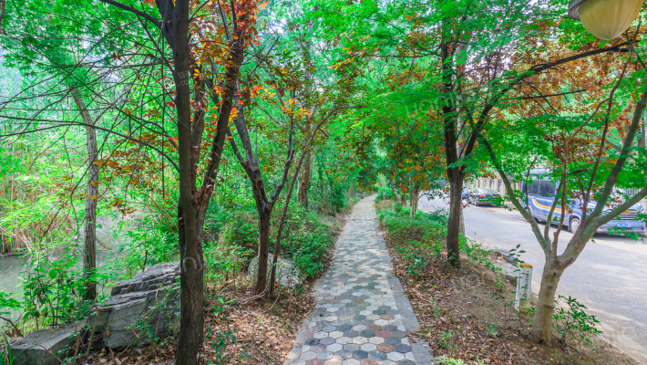 绿园山庄外景图