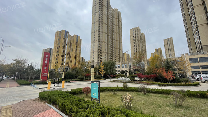 兴盛铭仕城外景图