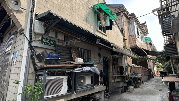 戴家墙门外景图