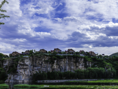 一渡青青小镇实景图