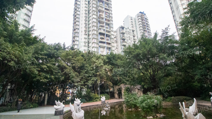 春风绿苑外景图