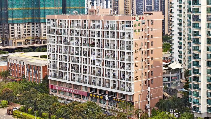 弘都世纪公寓外景图