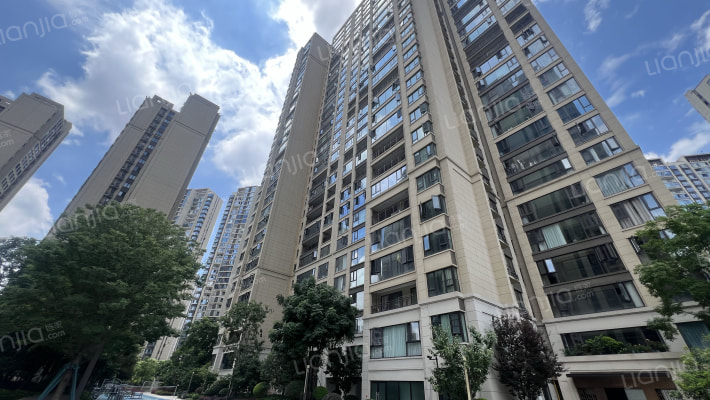 万科滨河道外景图