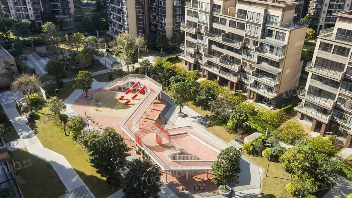 华堂睿晟松湖云溪外景图