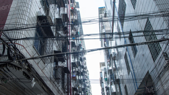 健生路文明小区外景图