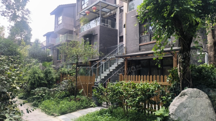 蜀山栖镇外景图