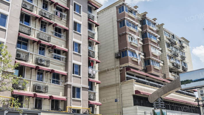 凤起桥河下外景图