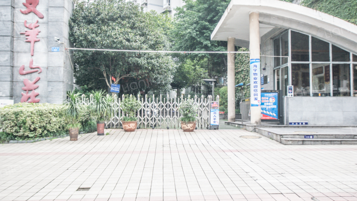 文笔山庄外景图