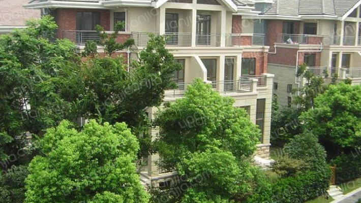 湖山在望花园外景图