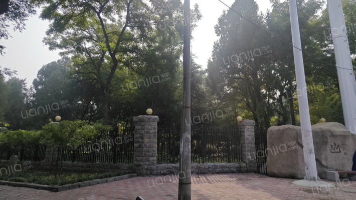 市卷烟厂宿舍南院外景图