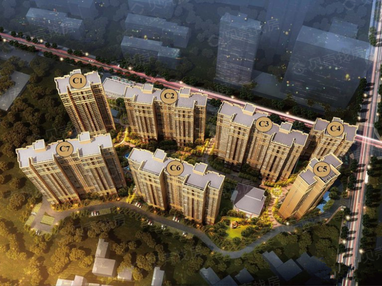 【金地天悦二期_武汉金地天悦二期楼盘房价】户型-怎么样-贝壳武汉