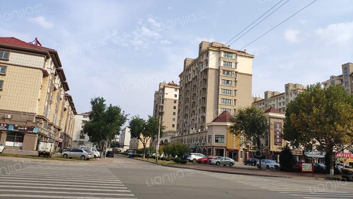 弘盛青年城外景图