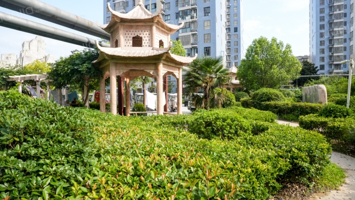 祥瑞中心花园外景图