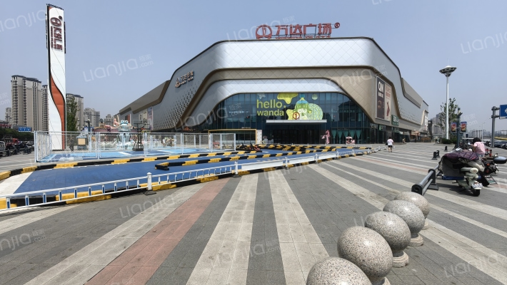 天津生态城万达广场外景图