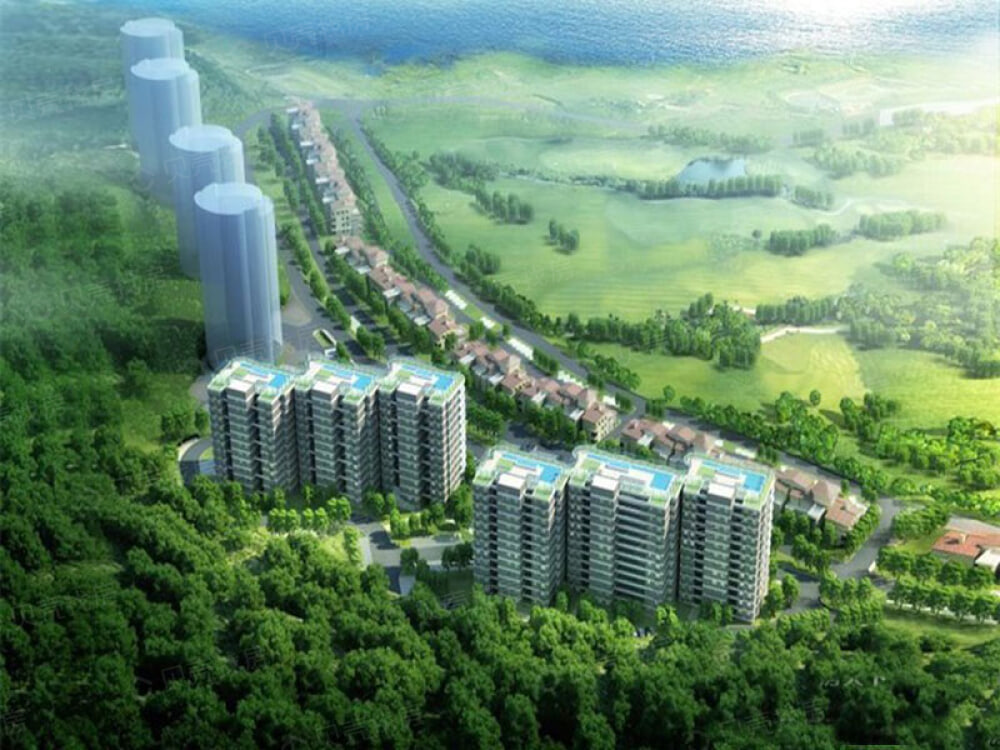 卧龙湖小镇效果图