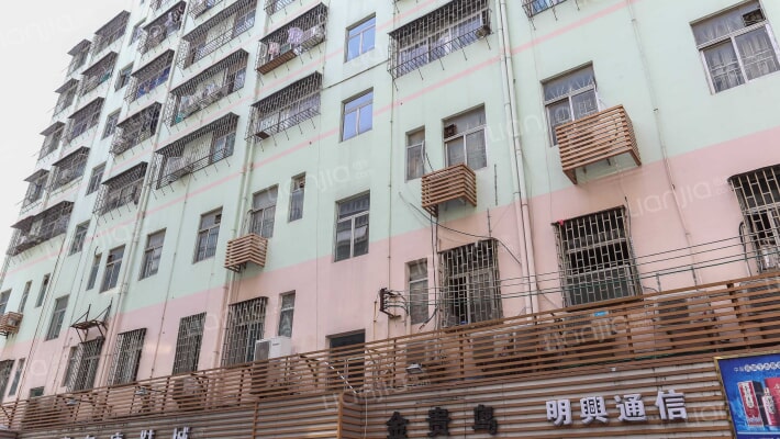 中国银行单身公寓楼外景图