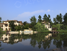 青山湖玫瑰园实景图