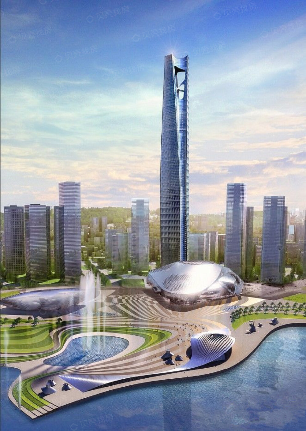 【绿地达沃斯公馆_周口绿地达沃斯公馆楼盘】效果图相册|高清大图