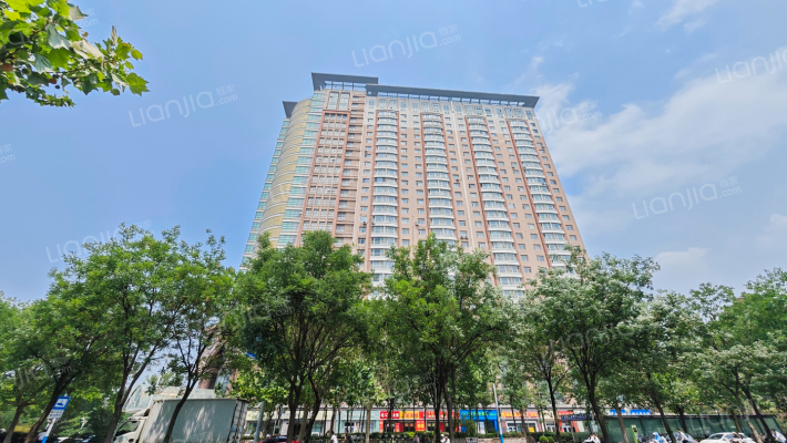 明珠广场上城外景图