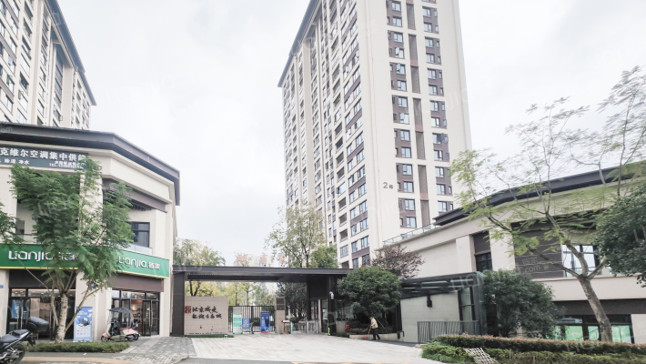 北京城建龙樾生态城樾书府外景图